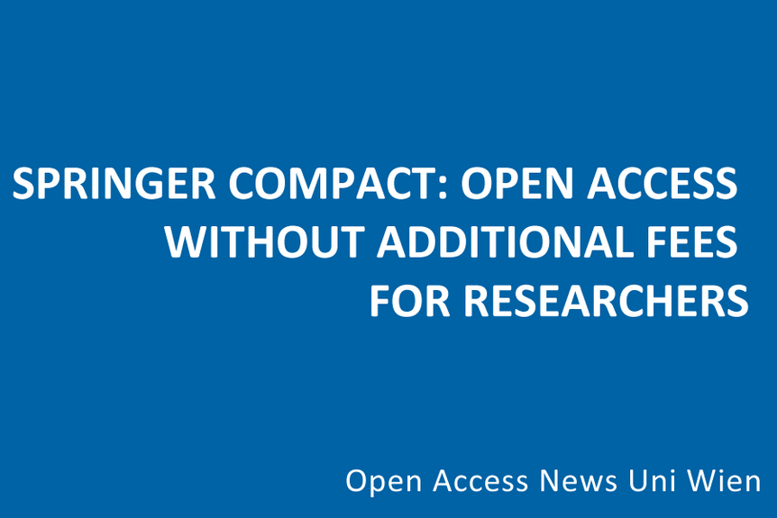 Open-Access-Publizieren in Springer-Journals ohne Zusatzkosten